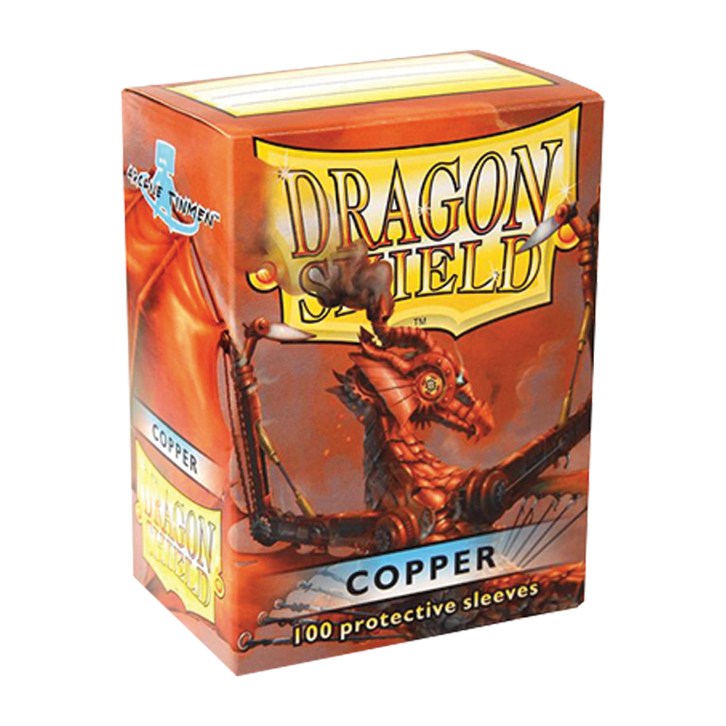 100 Sleeves Dragon Shield : Copper (10)