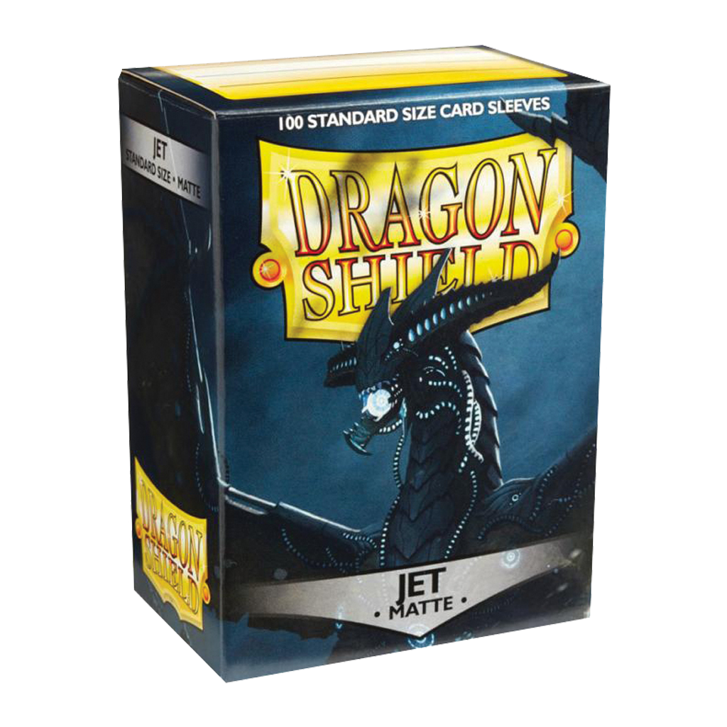 100 Dragon Shield Matte : Jet (10)