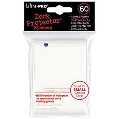 Ultra PRO : 60 sleeves Japonais Blanc